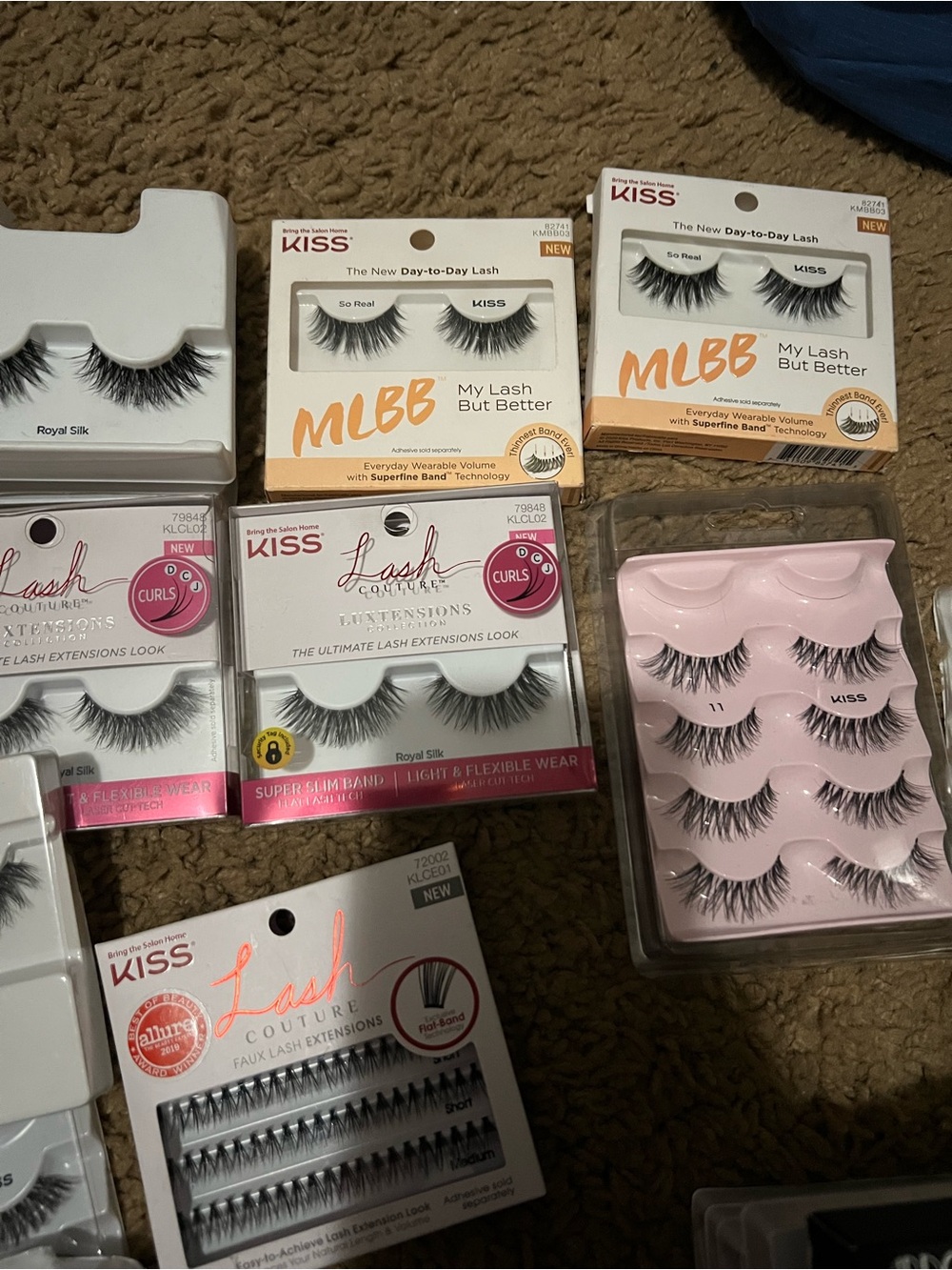Kiss Assorted Black False Lashes Variety Pack